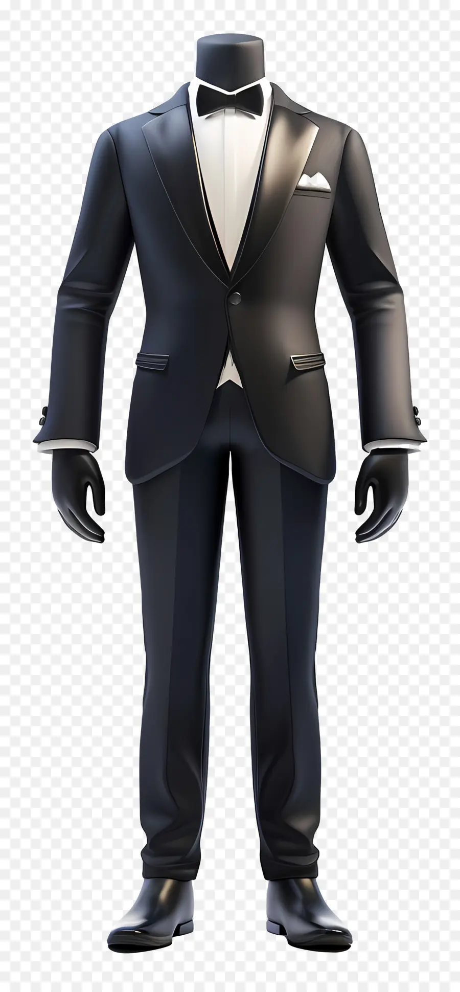 Vestimenta Formal Para Hombres，Traje Negro PNG