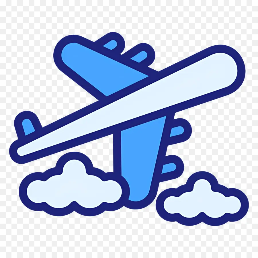 Avión，Nubes PNG