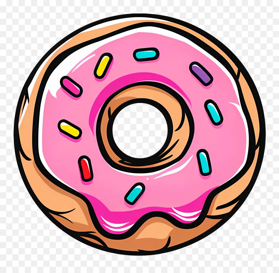 Donut Animado，Rosquilla PNG