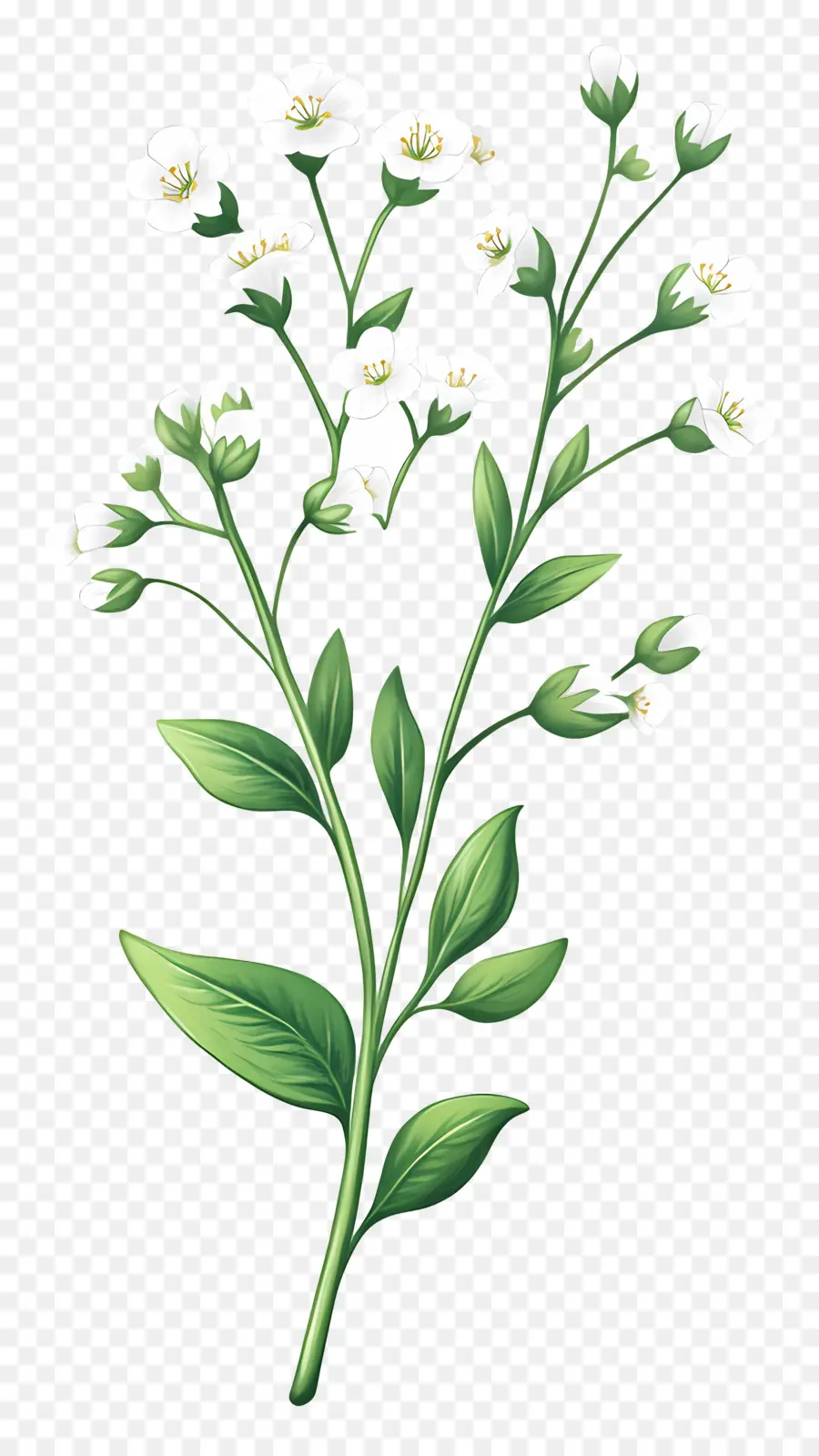 Flor De Aliento De Bebé，Planta PNG