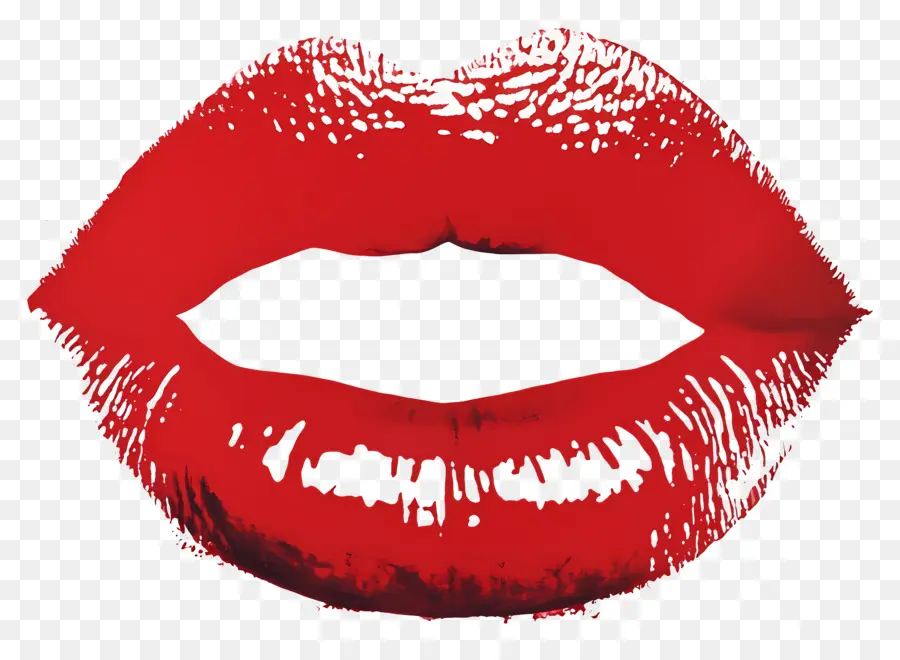 Mancha De Beso，Labios Rojos PNG