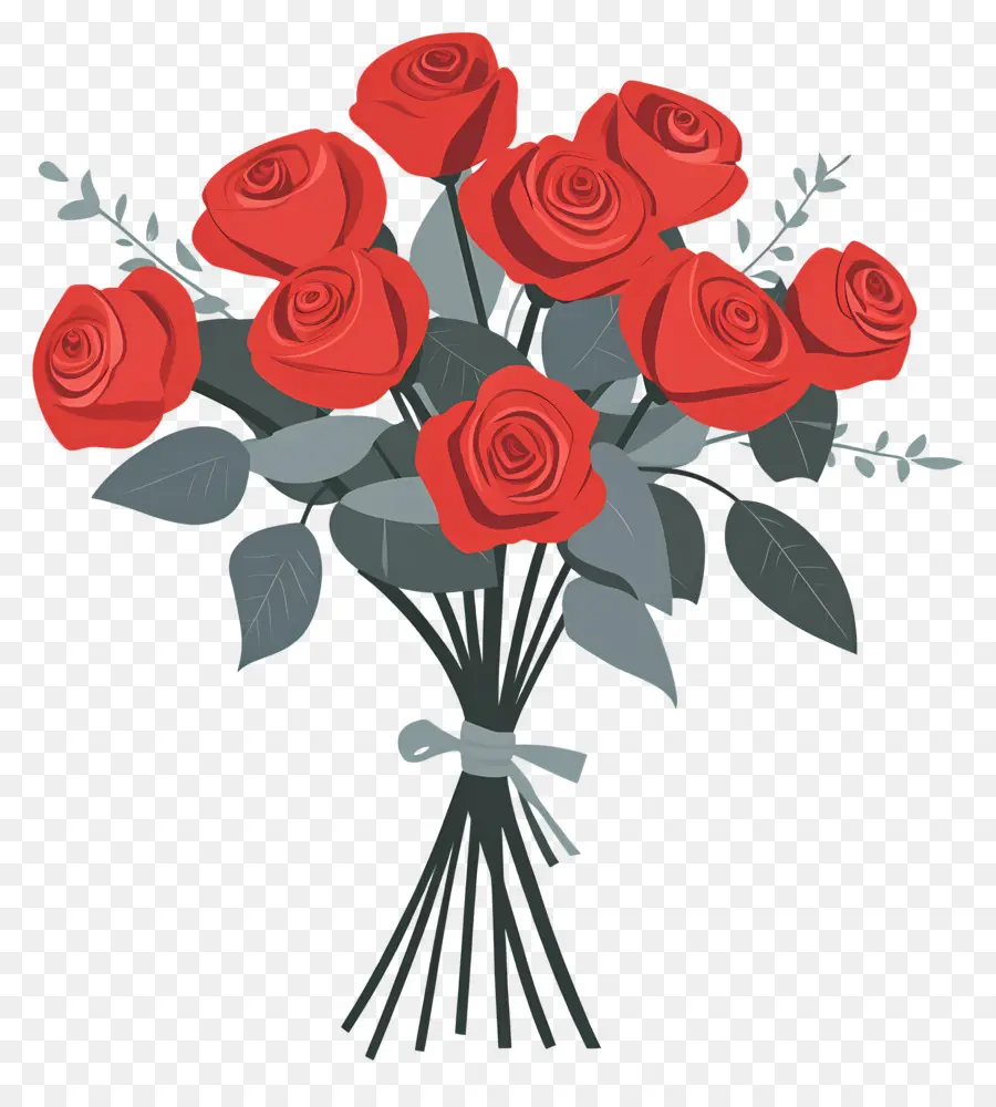 Ramo De Rosas Rojas，Rosas Rojas PNG