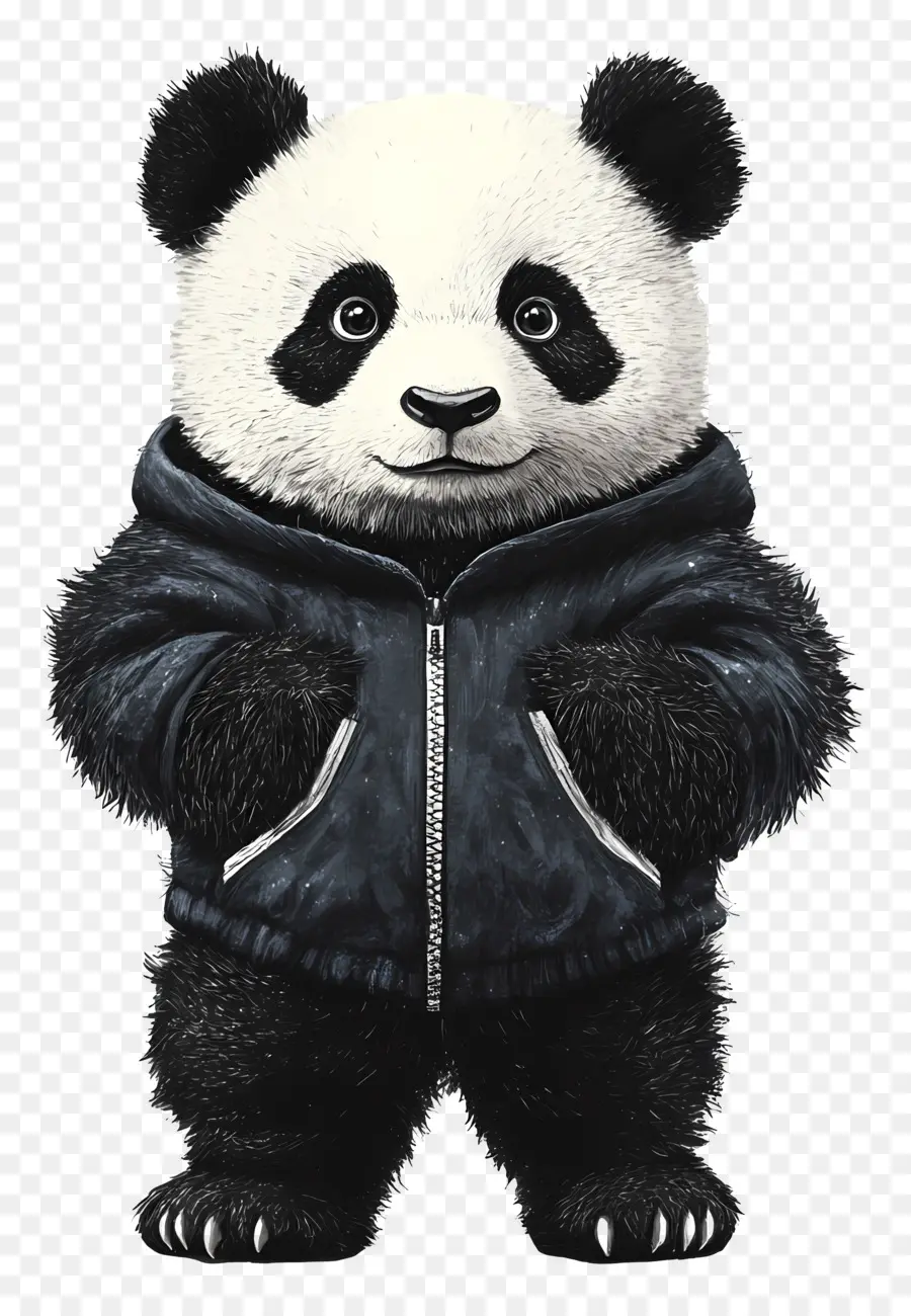 Oso Panda，Panda Con Capucha PNG