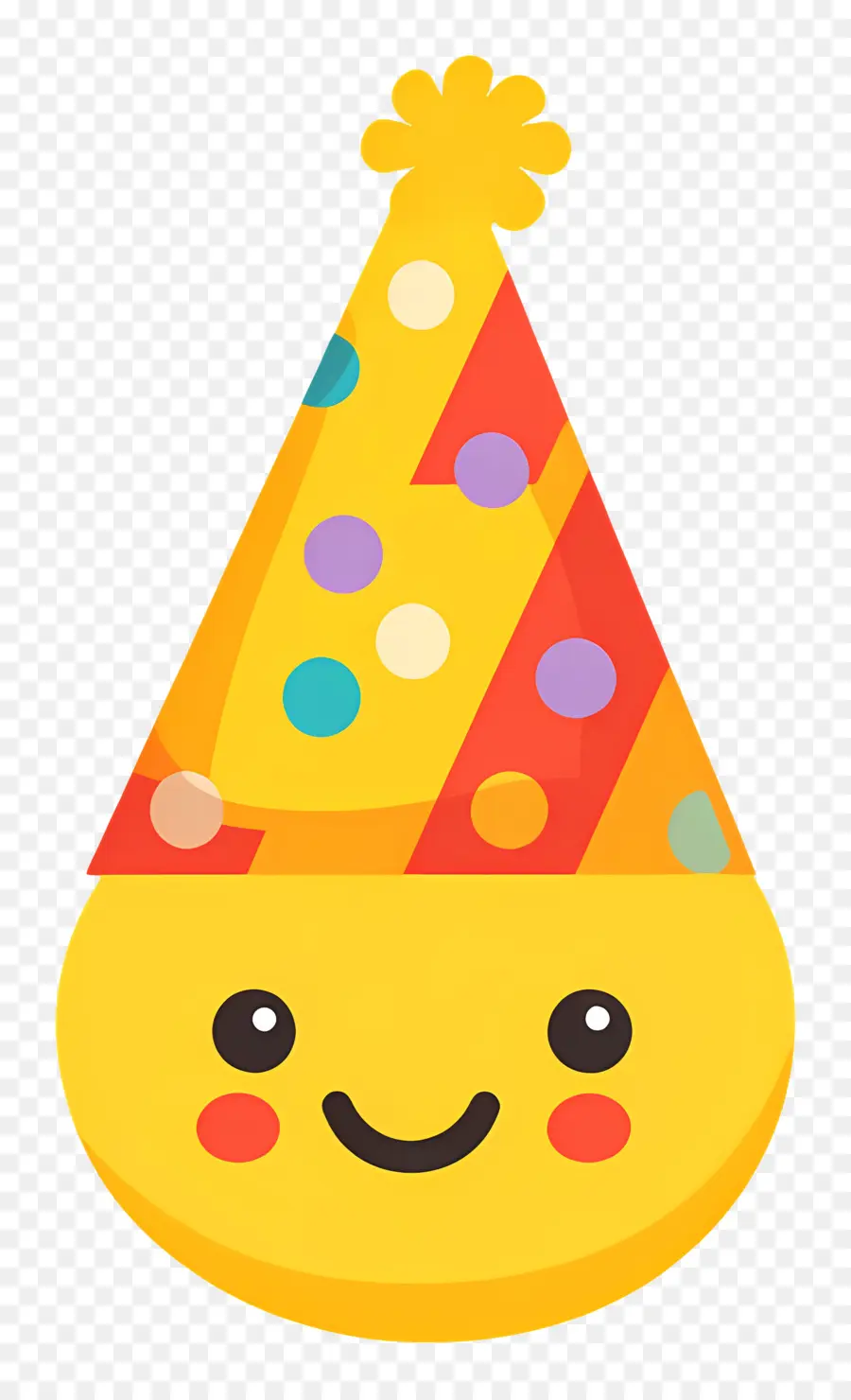 Cumpleaños Emoji，Sombrero De Fiesta PNG