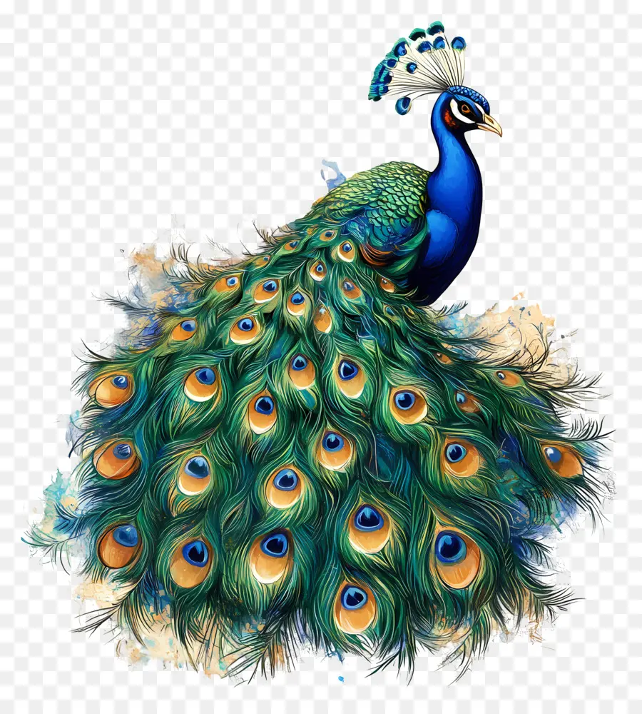 Pavo Real Animado，Pavo Real PNG