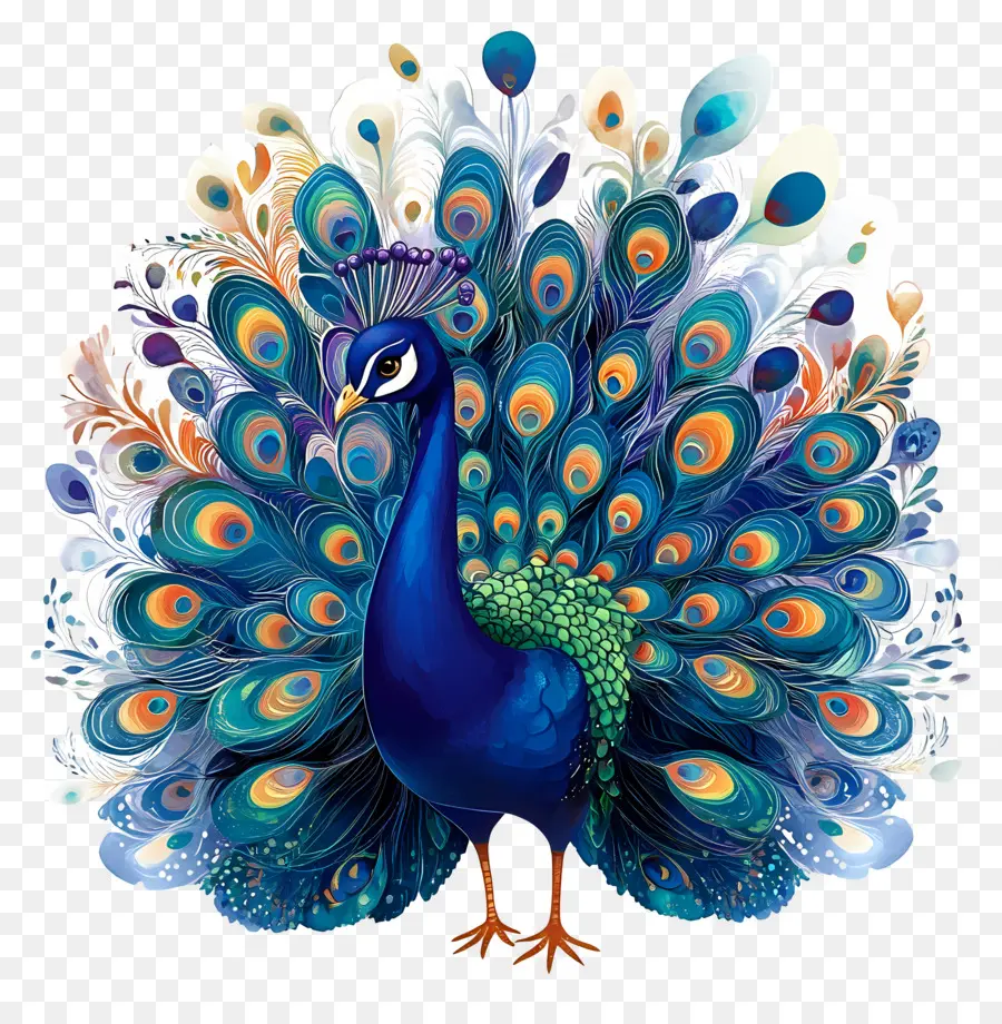 Pavo Real Animado，Pavo Real PNG