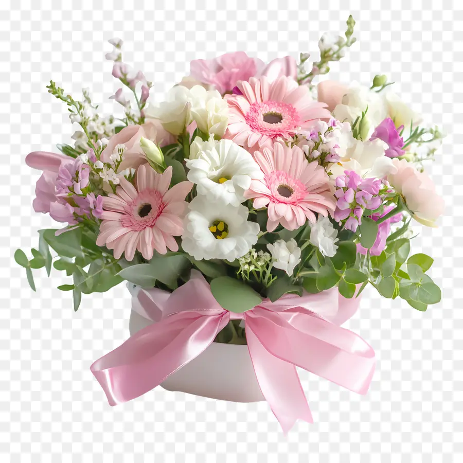 Flores De Cumpleaños，Ramo De Flores PNG