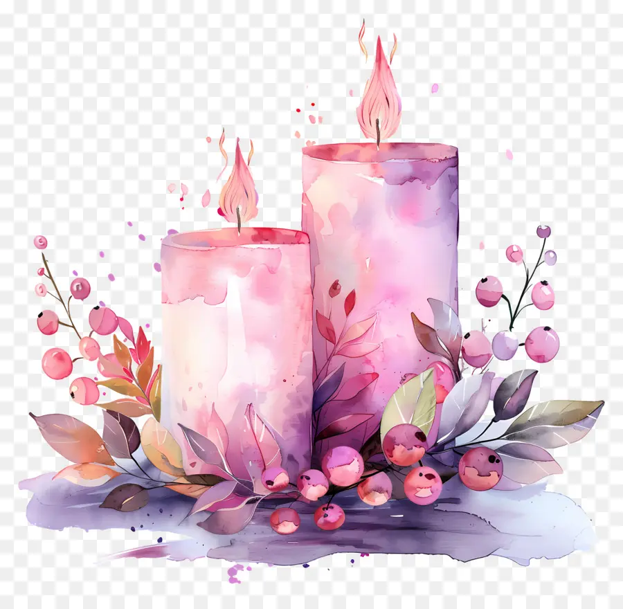 Velas De Adviento，Velas PNG