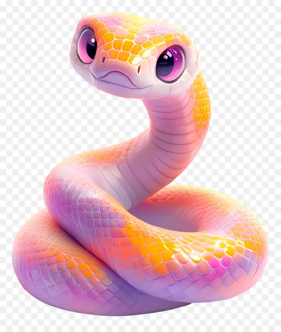 Linda Serpiente，Serpiente Colorida PNG