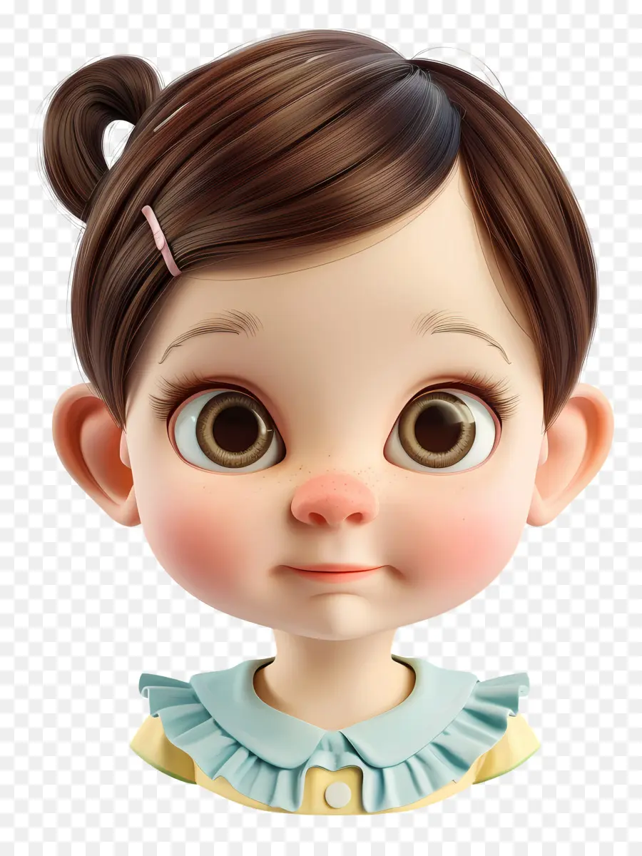 Niña，Linda Chica De Dibujos Animados PNG