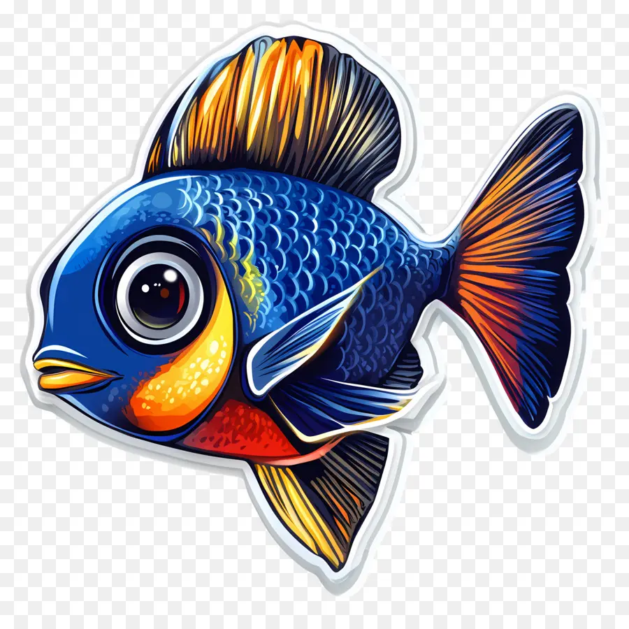 Pez Animado，Peces De Colores PNG