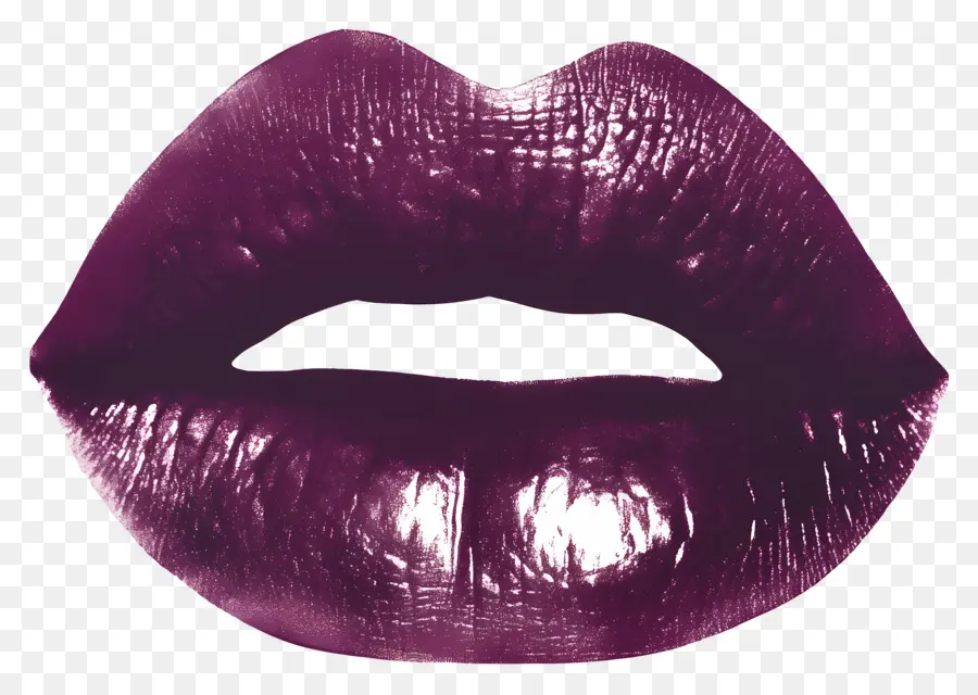 Mancha De Beso，Labios Morados PNG