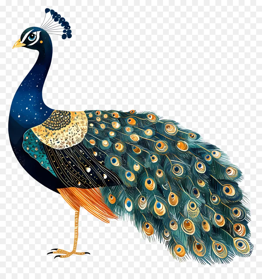 Pavo Real Animado，Pavo Real PNG