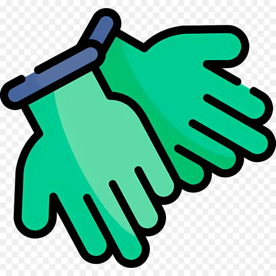 Guantes，Guantes Verdes PNG