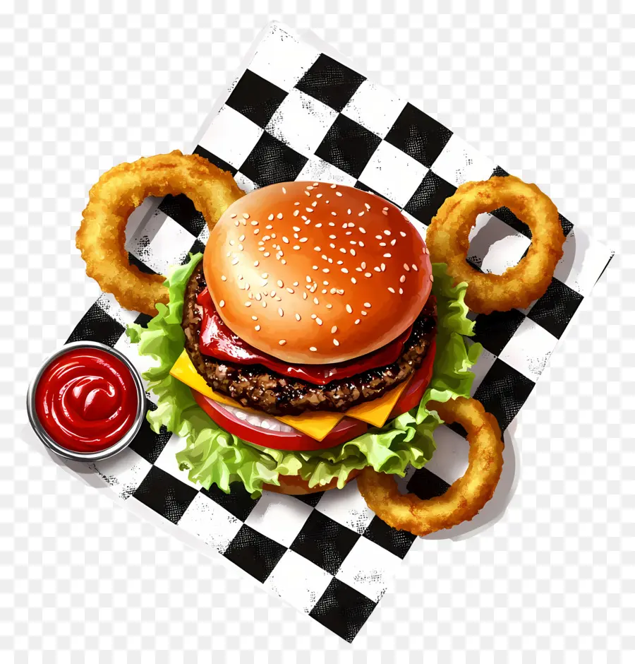 Hamburguesa Americana，Hamburguesa PNG