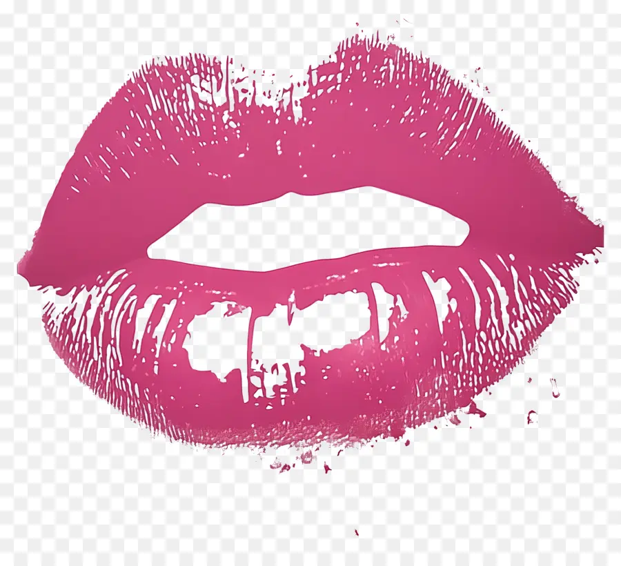 Marca De Beso，Labios Morados PNG