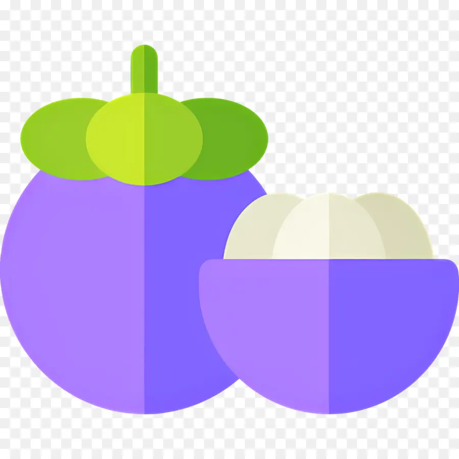 Mangostán，Púrpura PNG