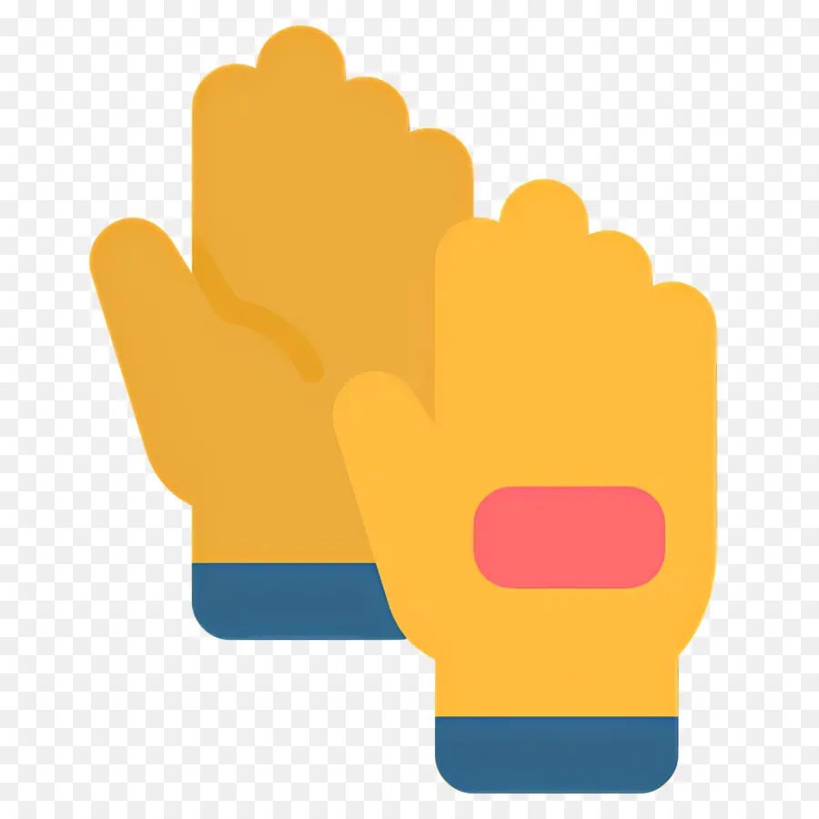 Guantes，Guantes Amarillos PNG