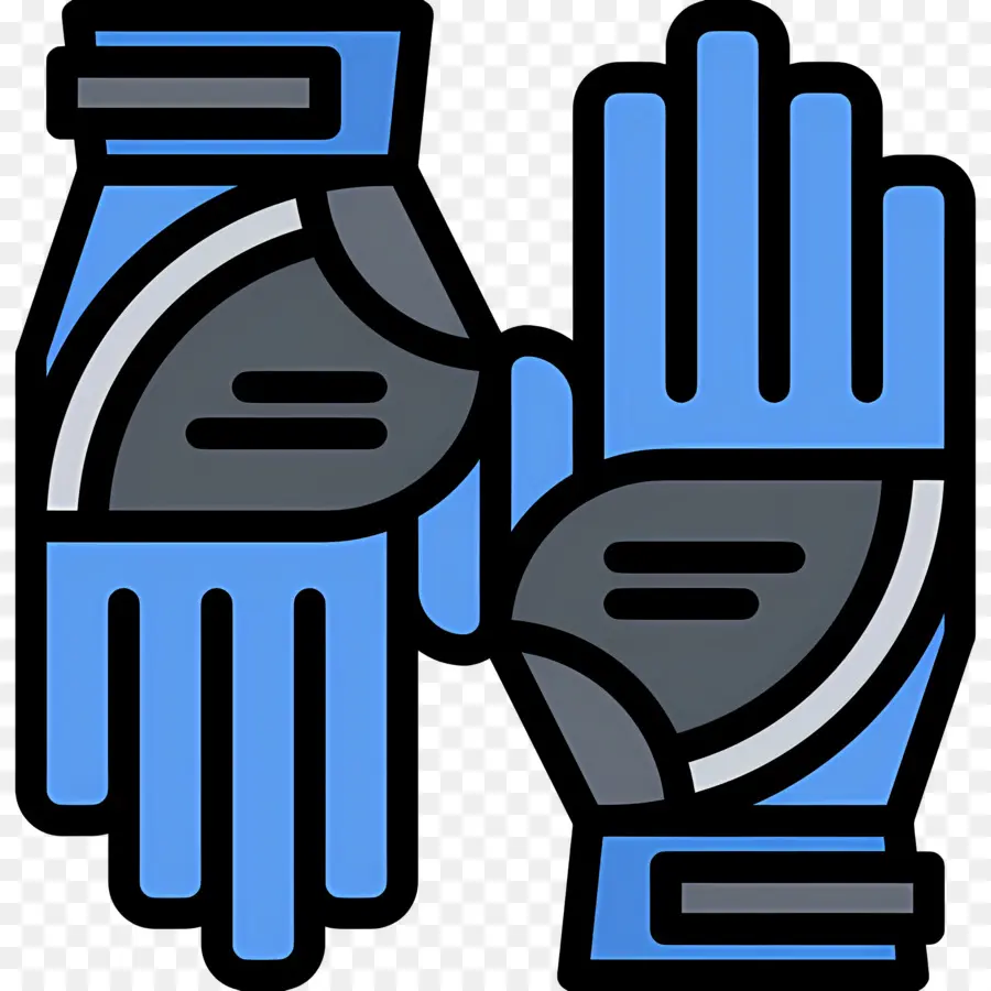 Guantes，Guantes Azules PNG