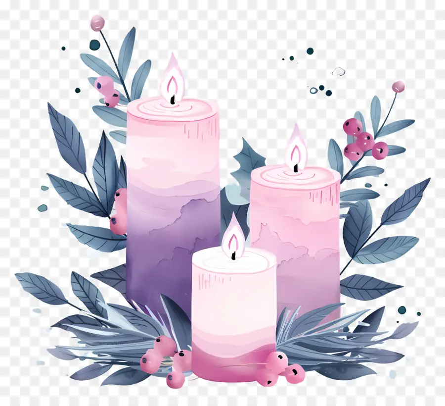 Velas De Adviento，Velas PNG