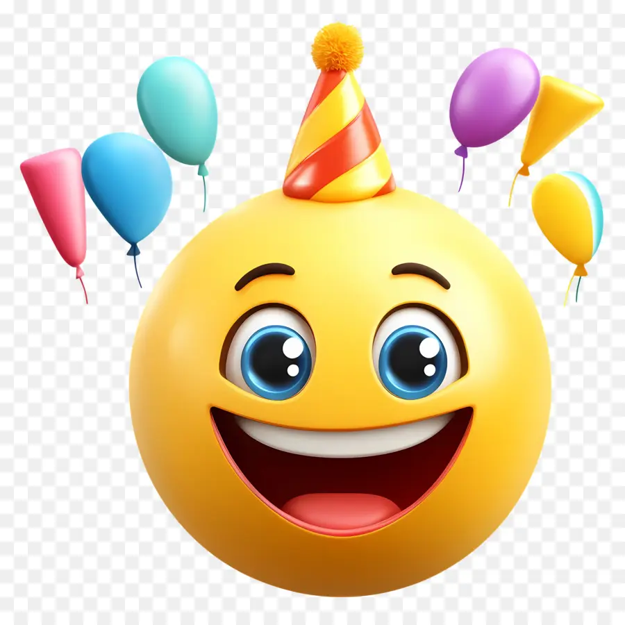 Cumpleaños Emoji，Emoji De Fiesta PNG