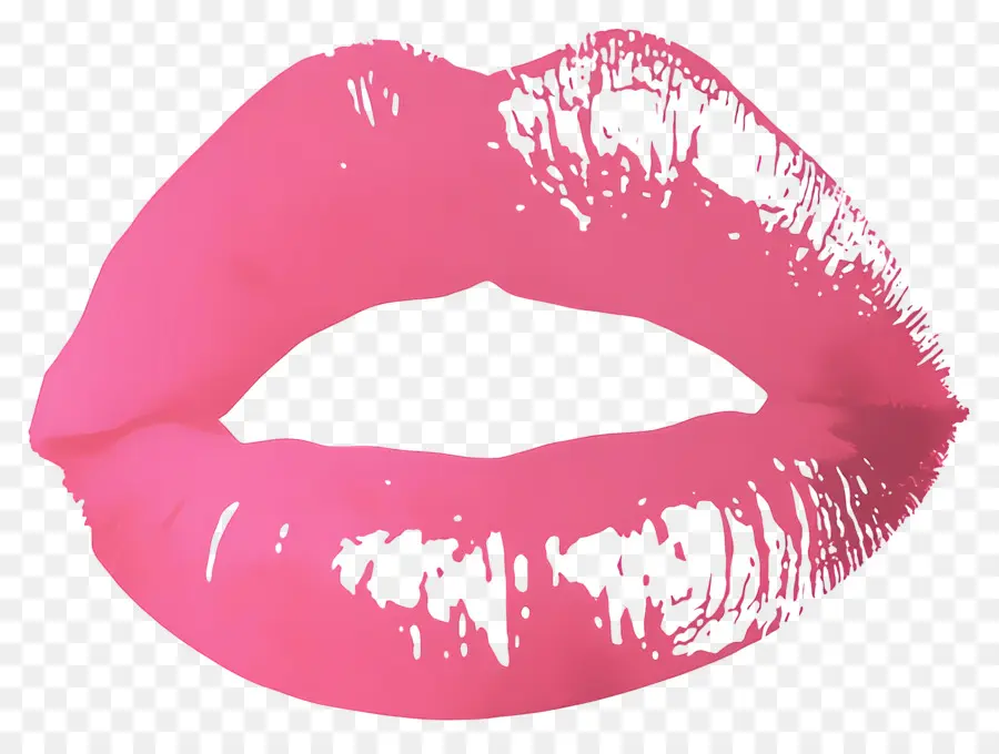 Marca De Beso，Labios Rojos PNG