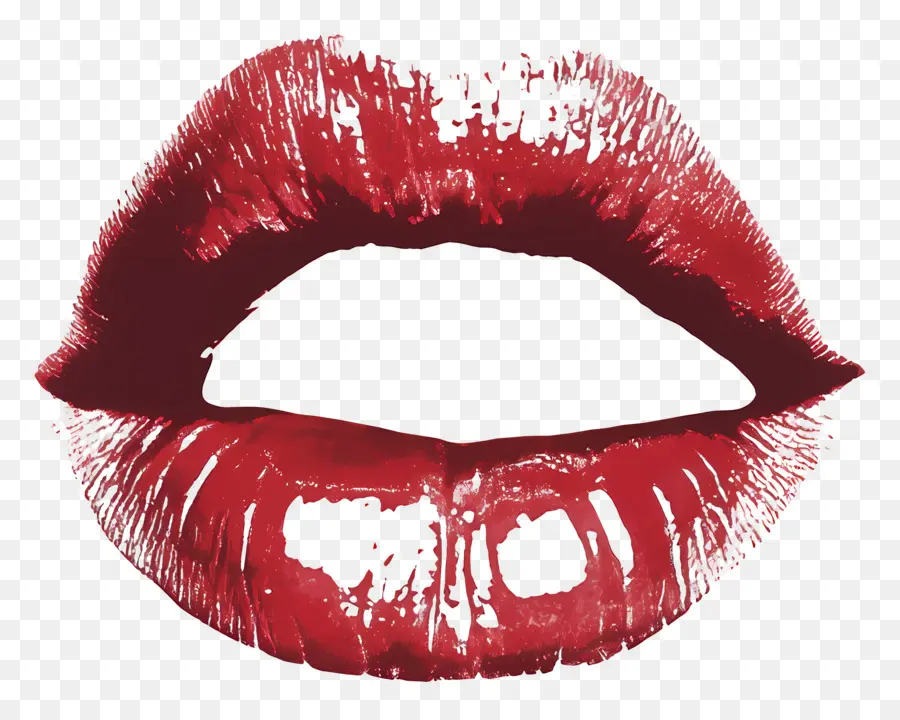 Mancha De Beso，Labios Rojos PNG