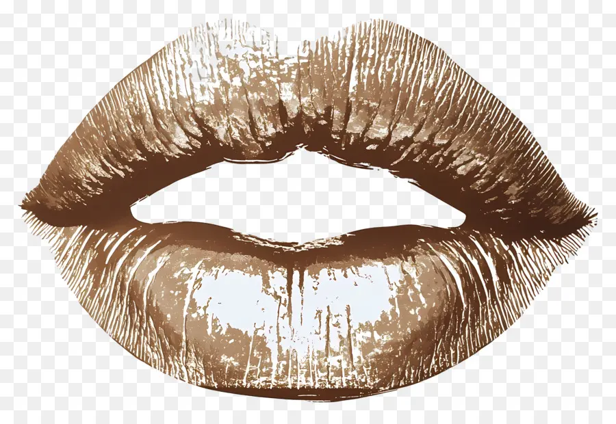 Marca De Beso，Labios PNG