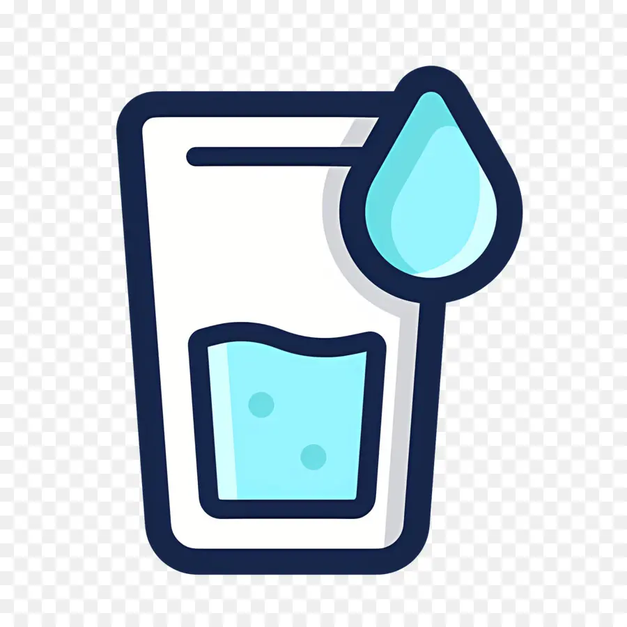 Vaso De Agua，Cubitos De Hielo PNG