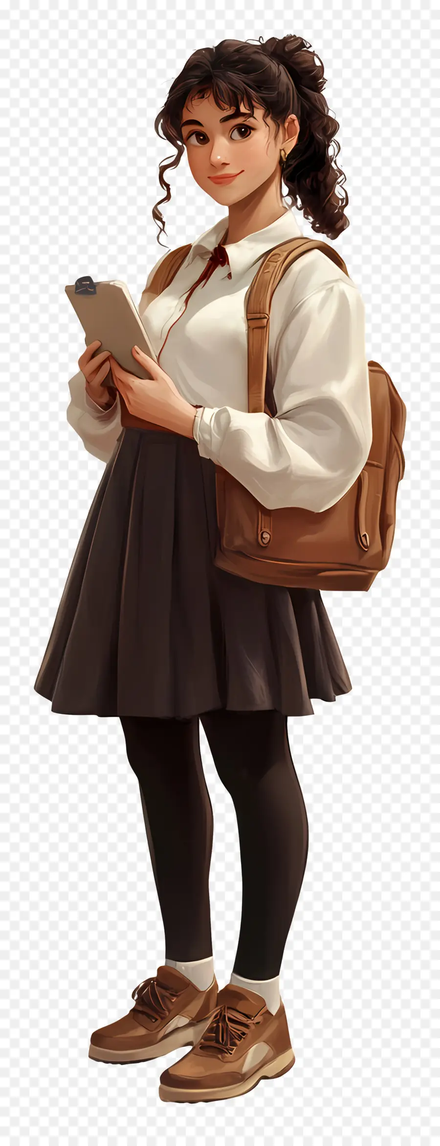 Chica Estudiante，Colegiala PNG