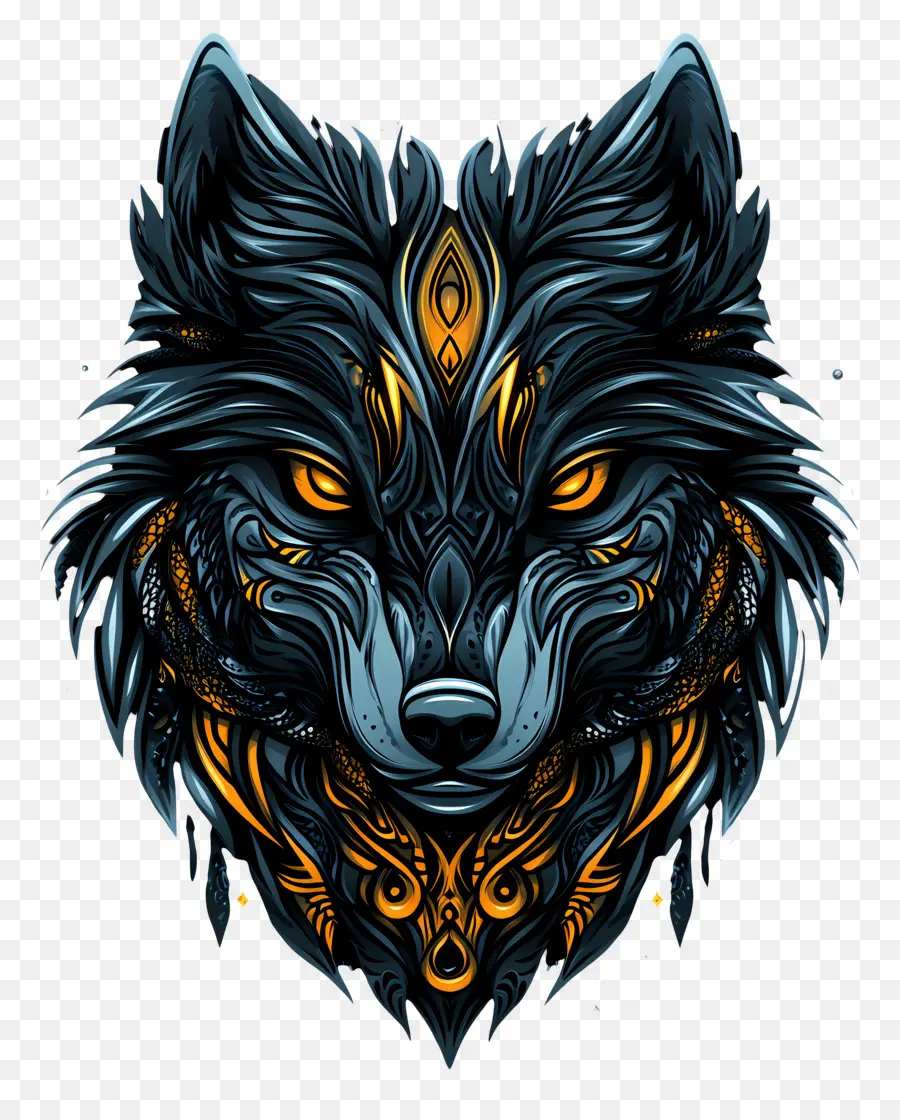 Lobo De Fantasía，Cabeza De Lobo PNG