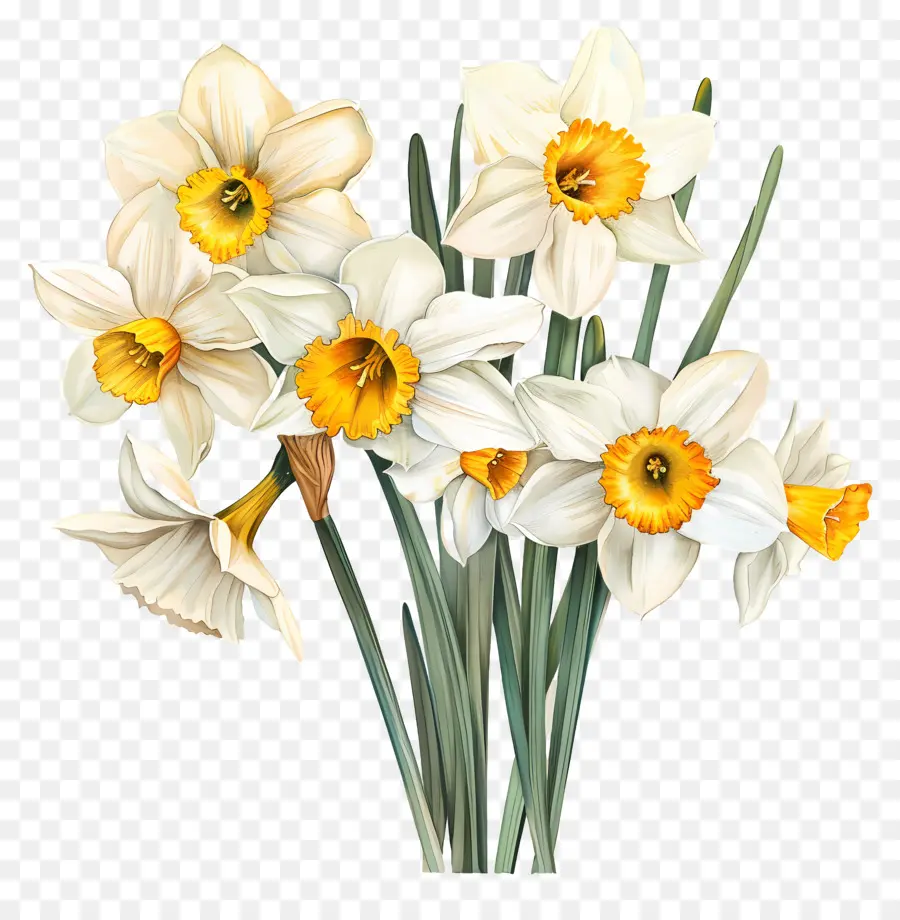 Ramo De Narcisos，Narcisos PNG