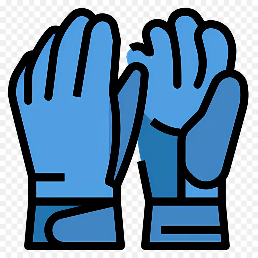 Guantes，Guantes Azules PNG