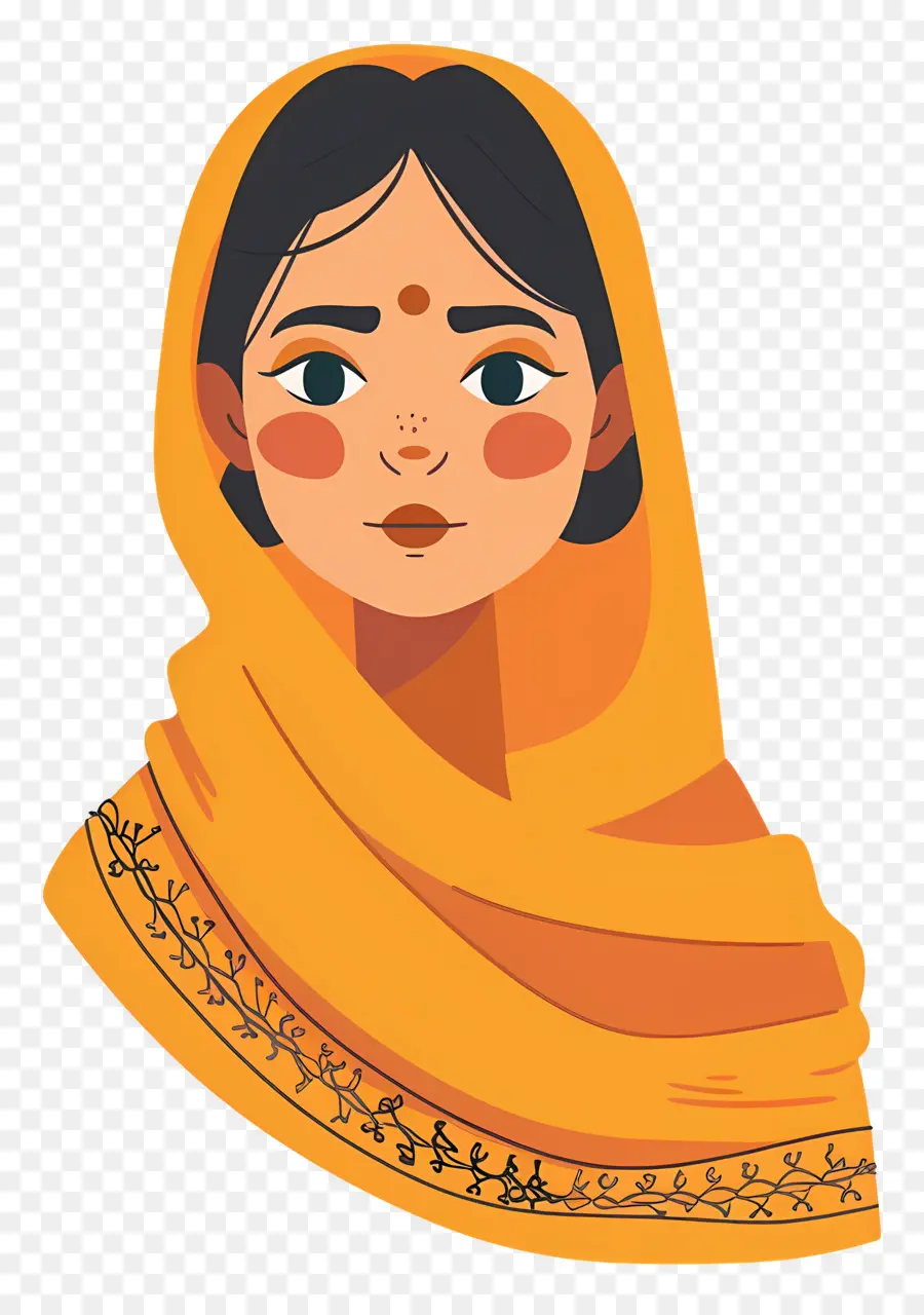 Mujer India，Mujer Tradicional PNG