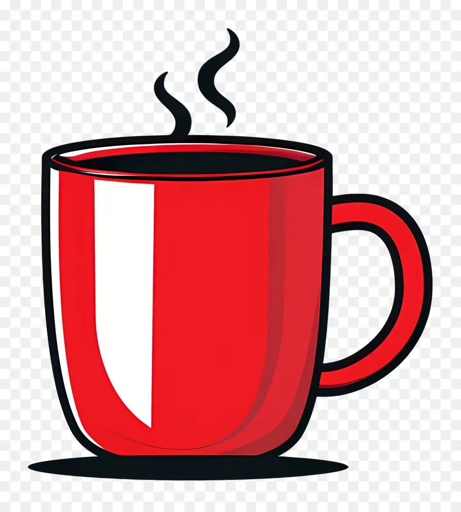 Taza De Cafe Roja，Copa Roja PNG