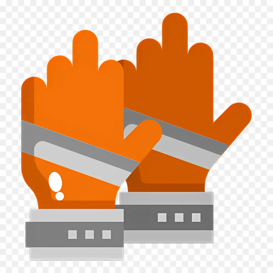 Guantes，Guantes Naranjas PNG