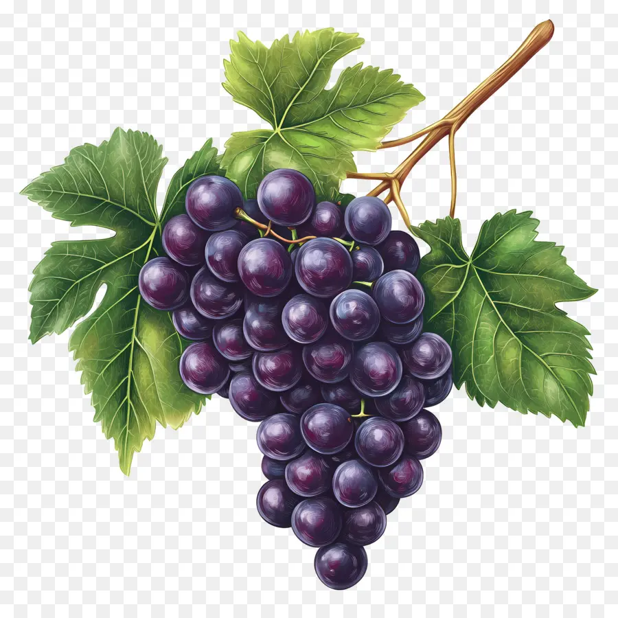 Racimo De Uvas，Uvas PNG