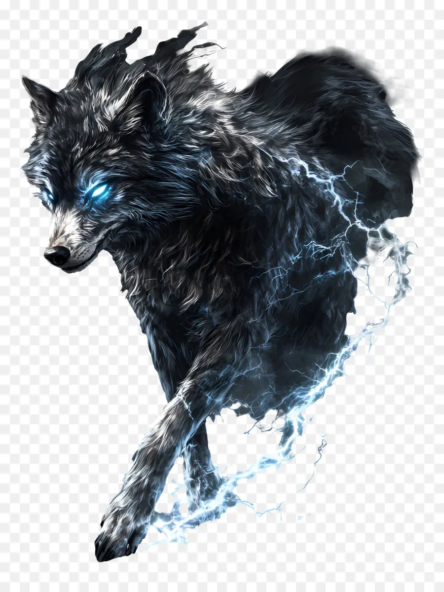 Lobo De Fantasía，Lobo Electrico PNG