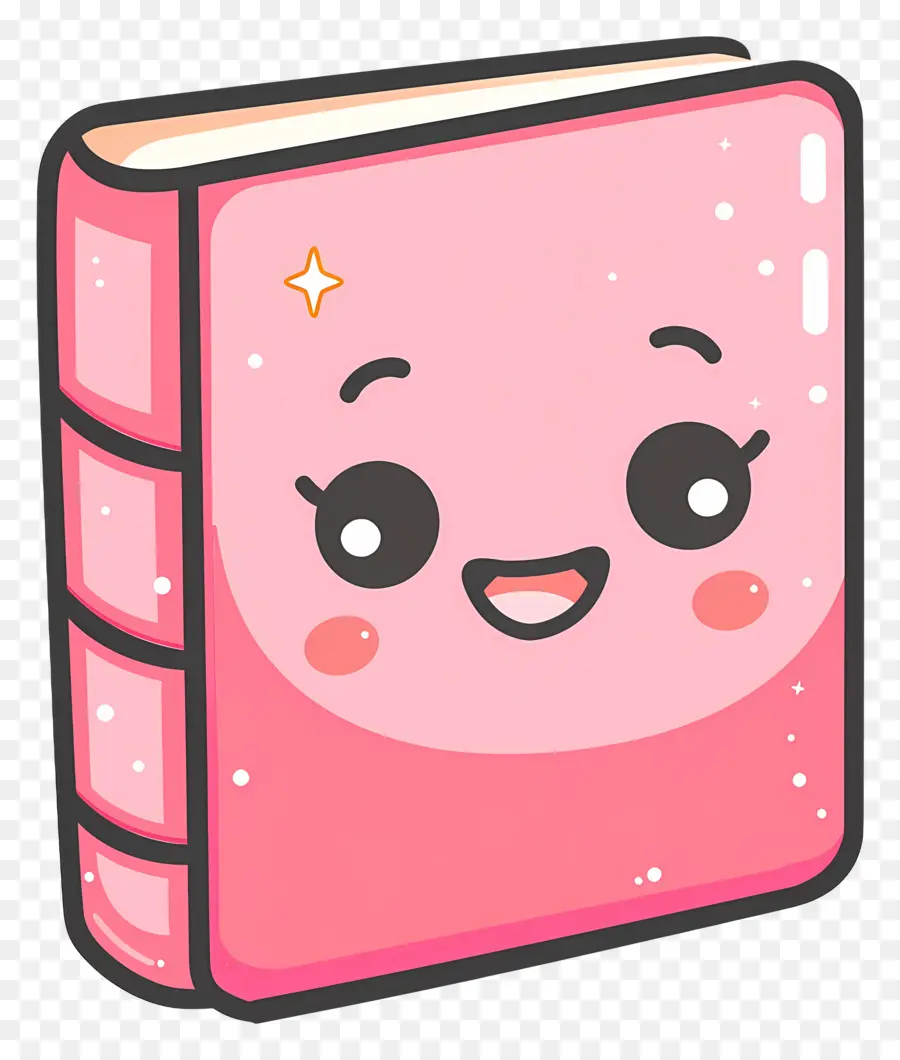 Libro De Dibujos Animados，Libro Rosa PNG