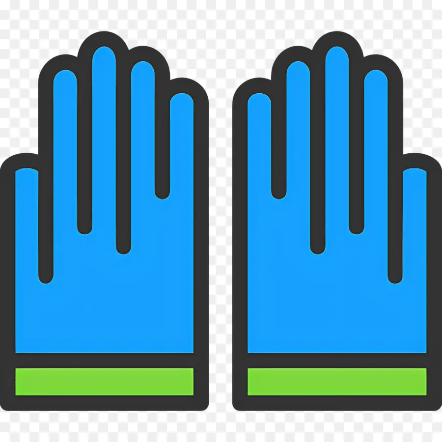 Guantes，Guantes Azules PNG