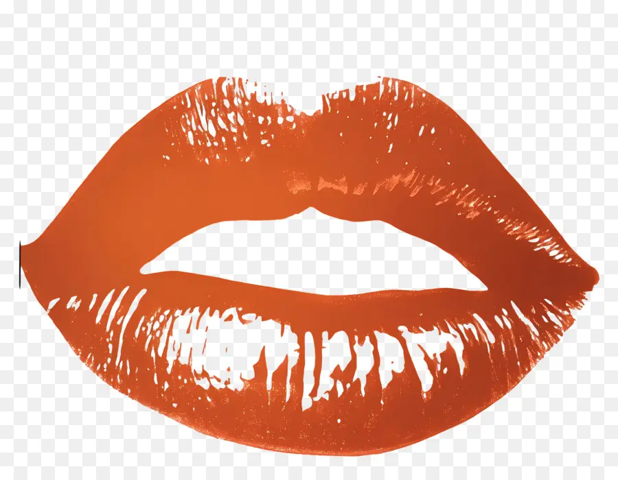 Marca De Beso，Labios Rojos PNG