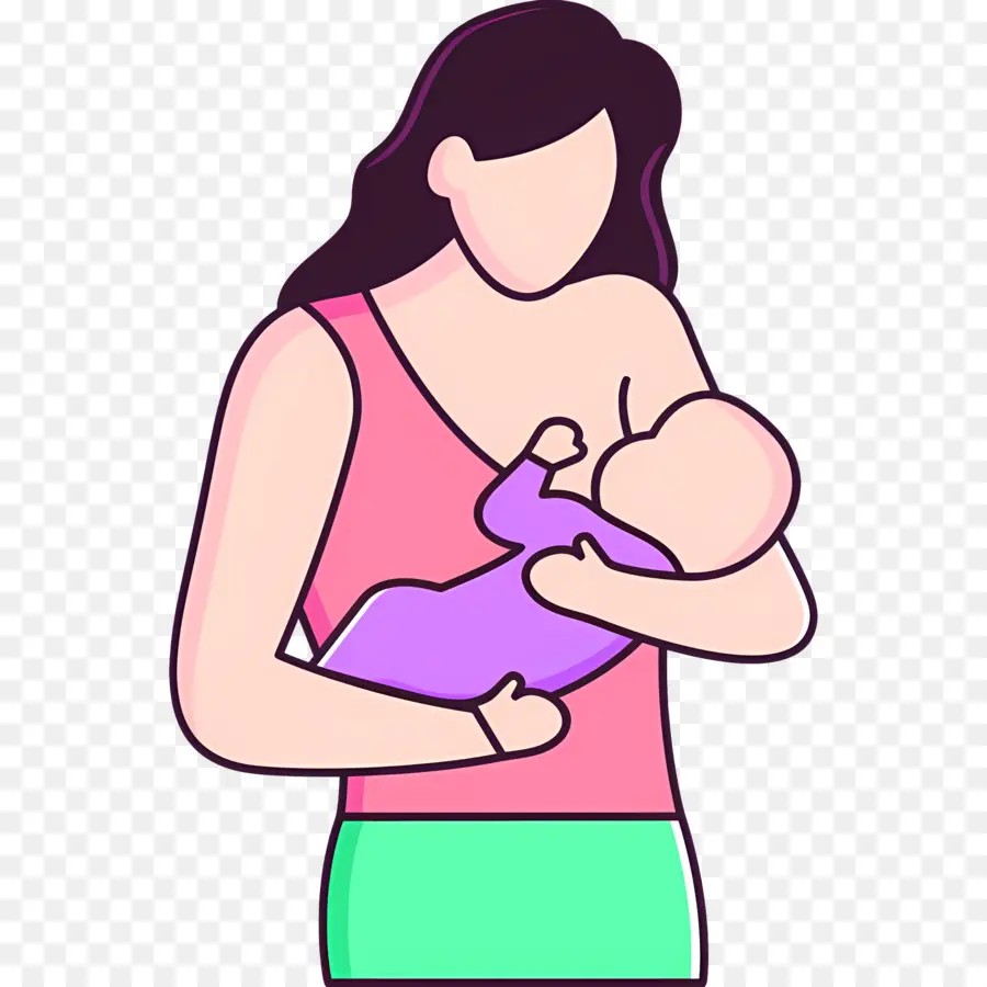 Madre Y Bebe，Crianza De Los Hijos PNG