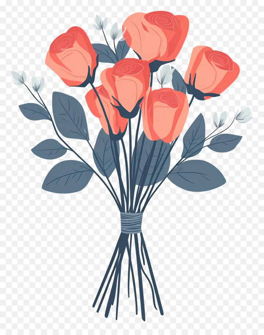 Ramo De Rosas Rojas，Rosas Rojas PNG