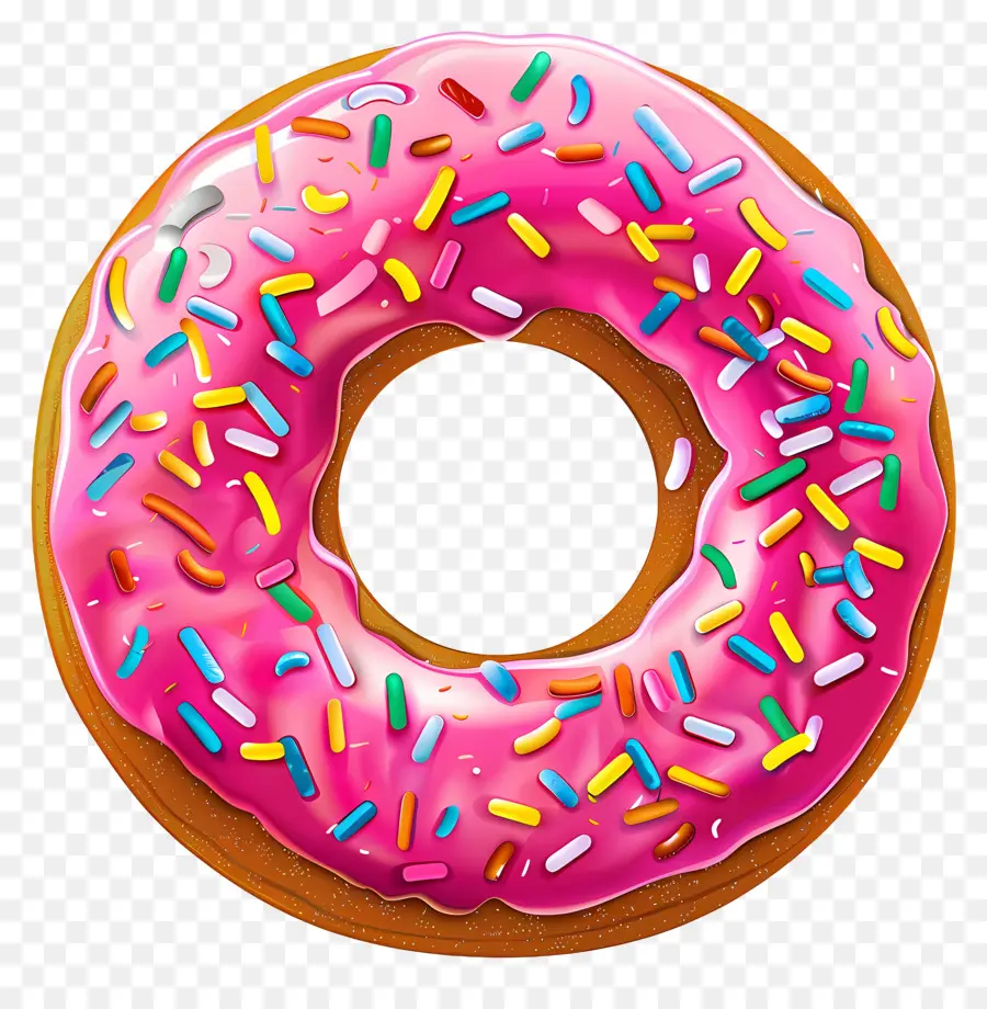 Donut Animado，Donut Azul PNG