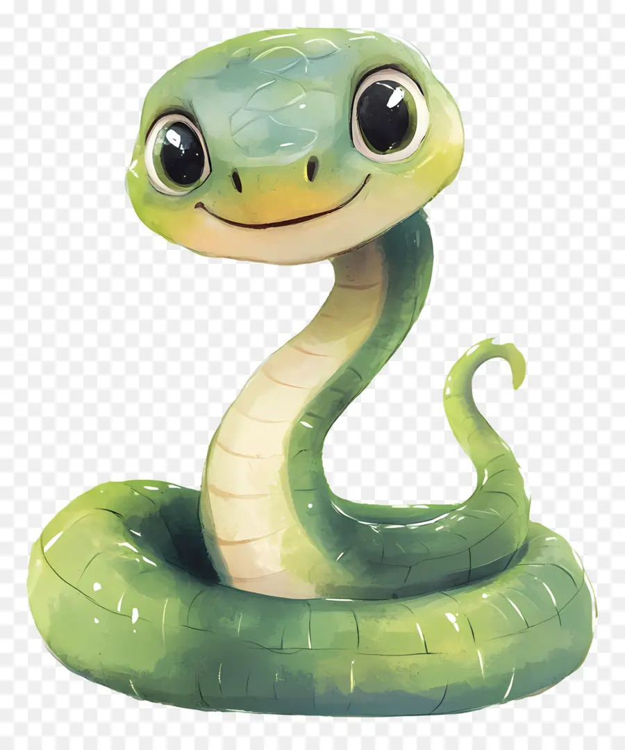 Linda Serpiente，Serpiente Verde PNG