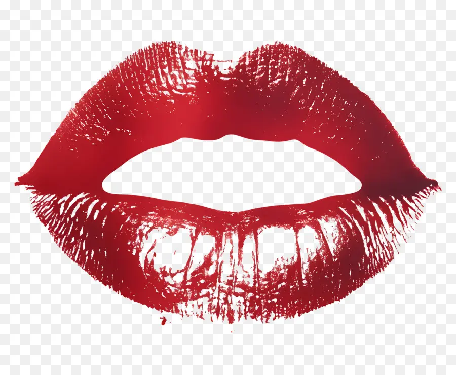 Mancha De Beso，Labios Rojos PNG