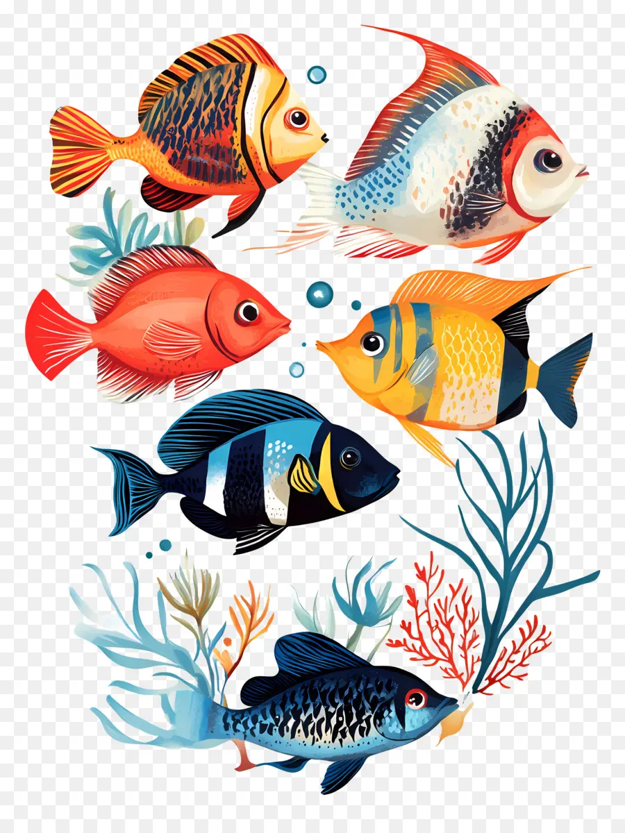 Grupo De Peces，Pez PNG