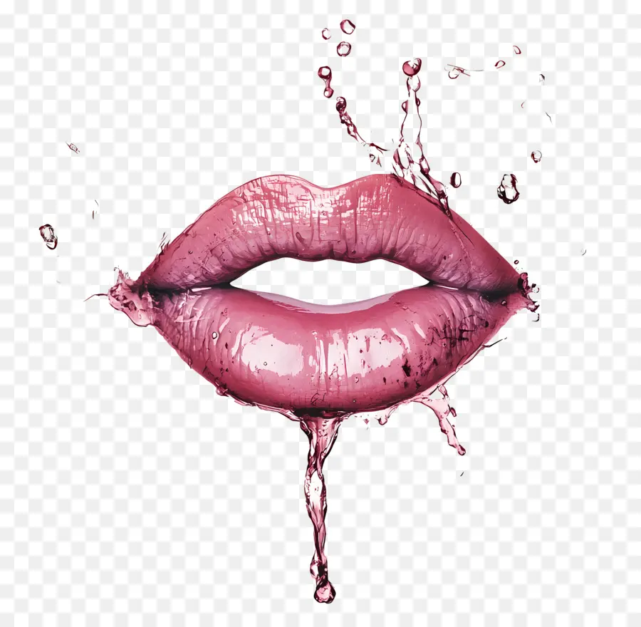 Mancha De Beso，Labios Rosados PNG