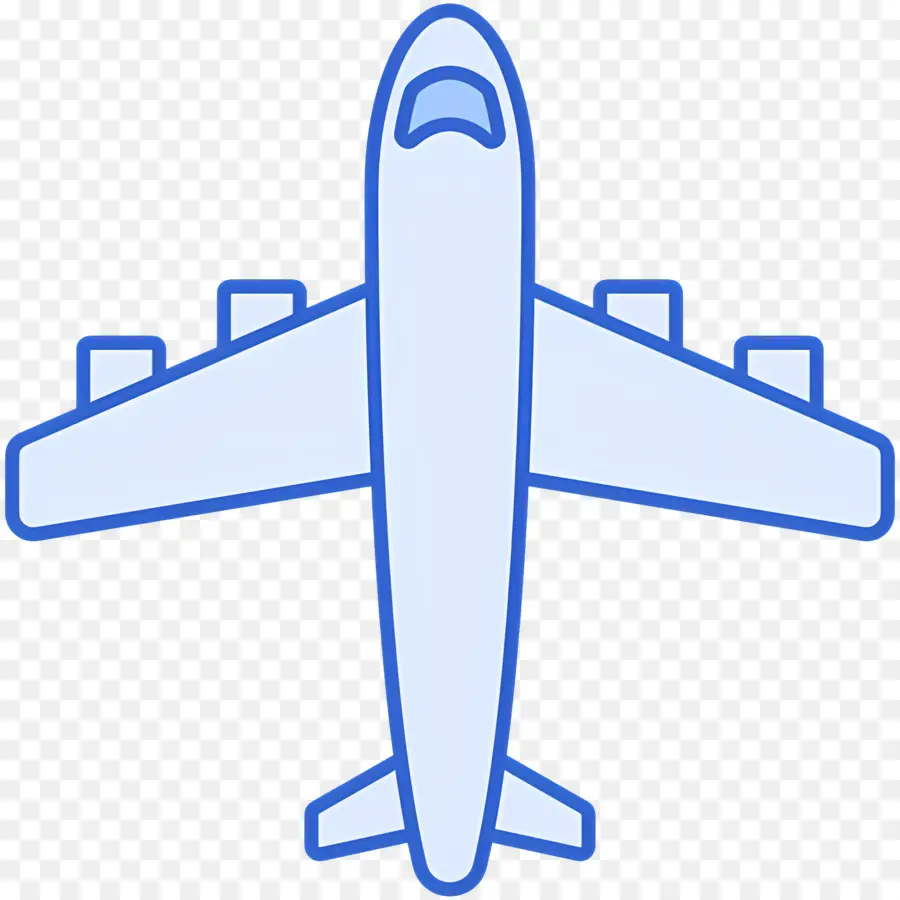 Avión，Avión Azul PNG