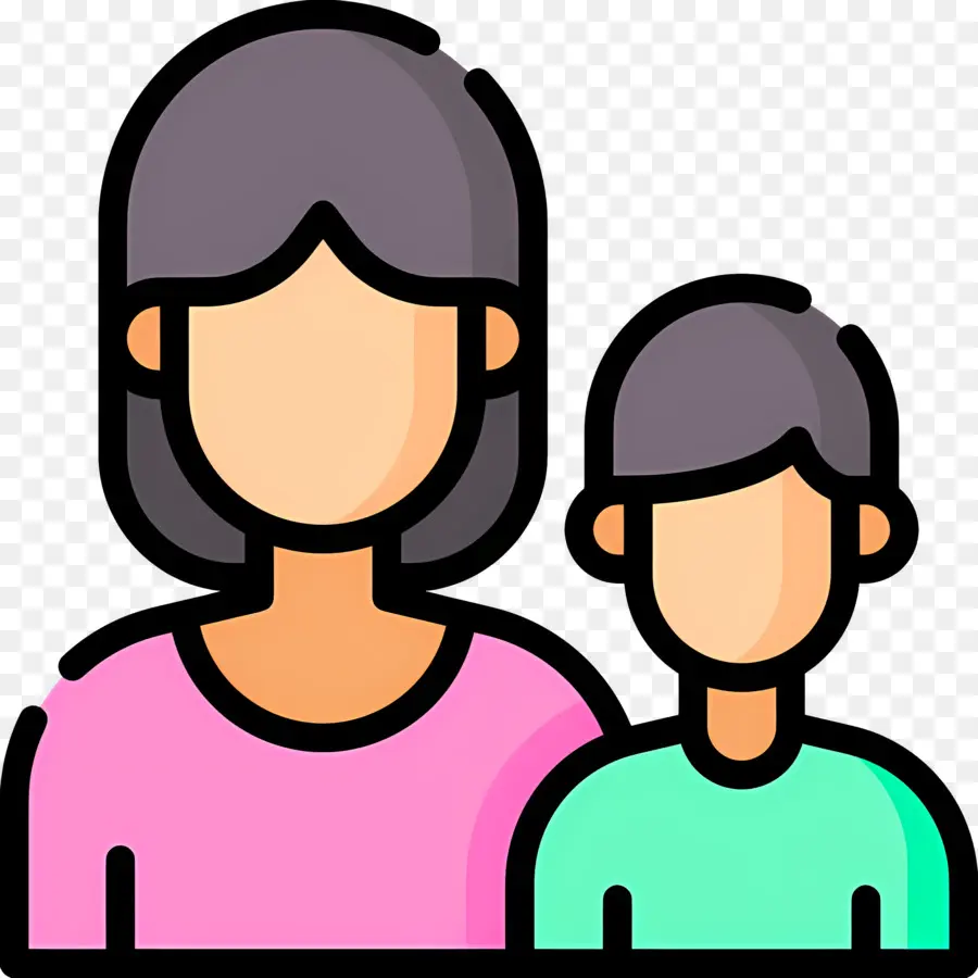 Madre E Hija，Madre E Hijo PNG